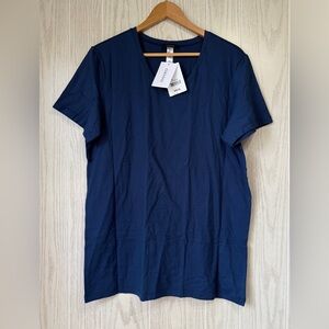 HANRO COTTON SUPERIOR Crew Neck Cotton Stretch Undershirt - Size XL NWT